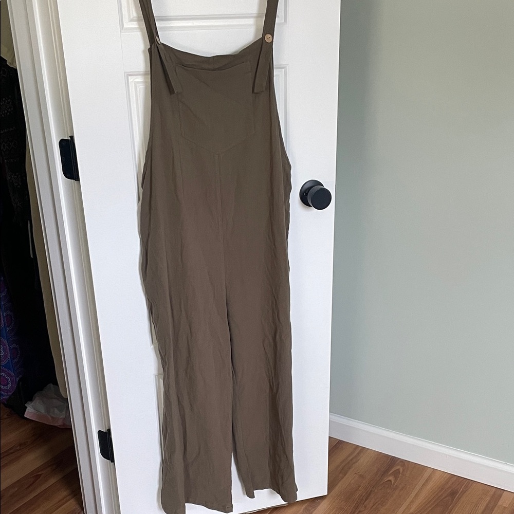 Olive Green Women's Overalls size: L